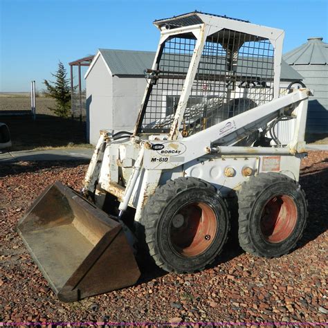 bobcat melroe m610 skid steer|bobcat 610 wheel drive.